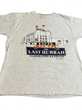 Vintage Men’s Jostens Cleveland Indians 1932-1993 “The Last Hurrah” Stadium Sz L
